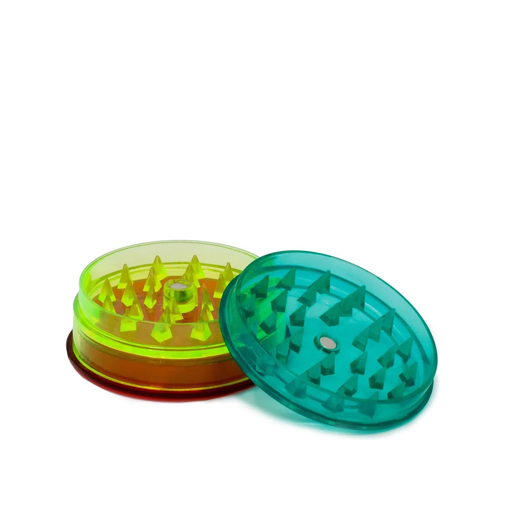 3-Piece Plast Grinder - Rastafari