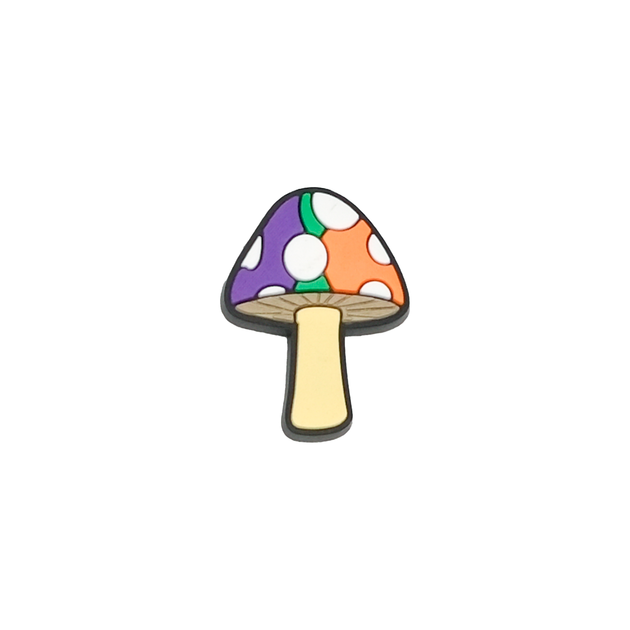 Rainbow Cap Shroom - Jibbitz