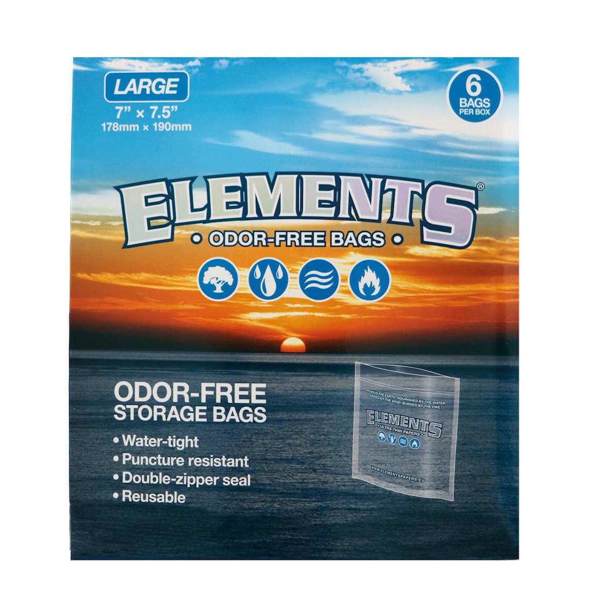 Elements Ziplock Pokar