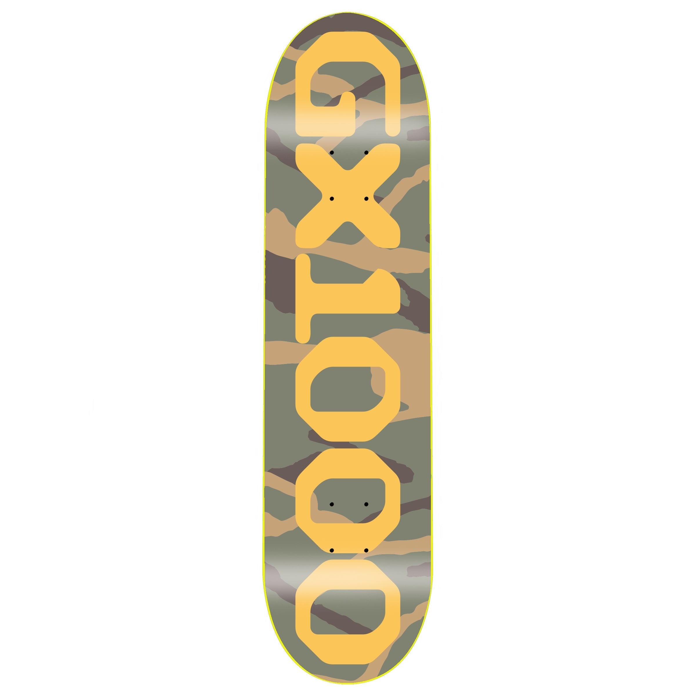 OG Logo Camo Yellow - 8.5 - Made In Mexico - 100% Wood