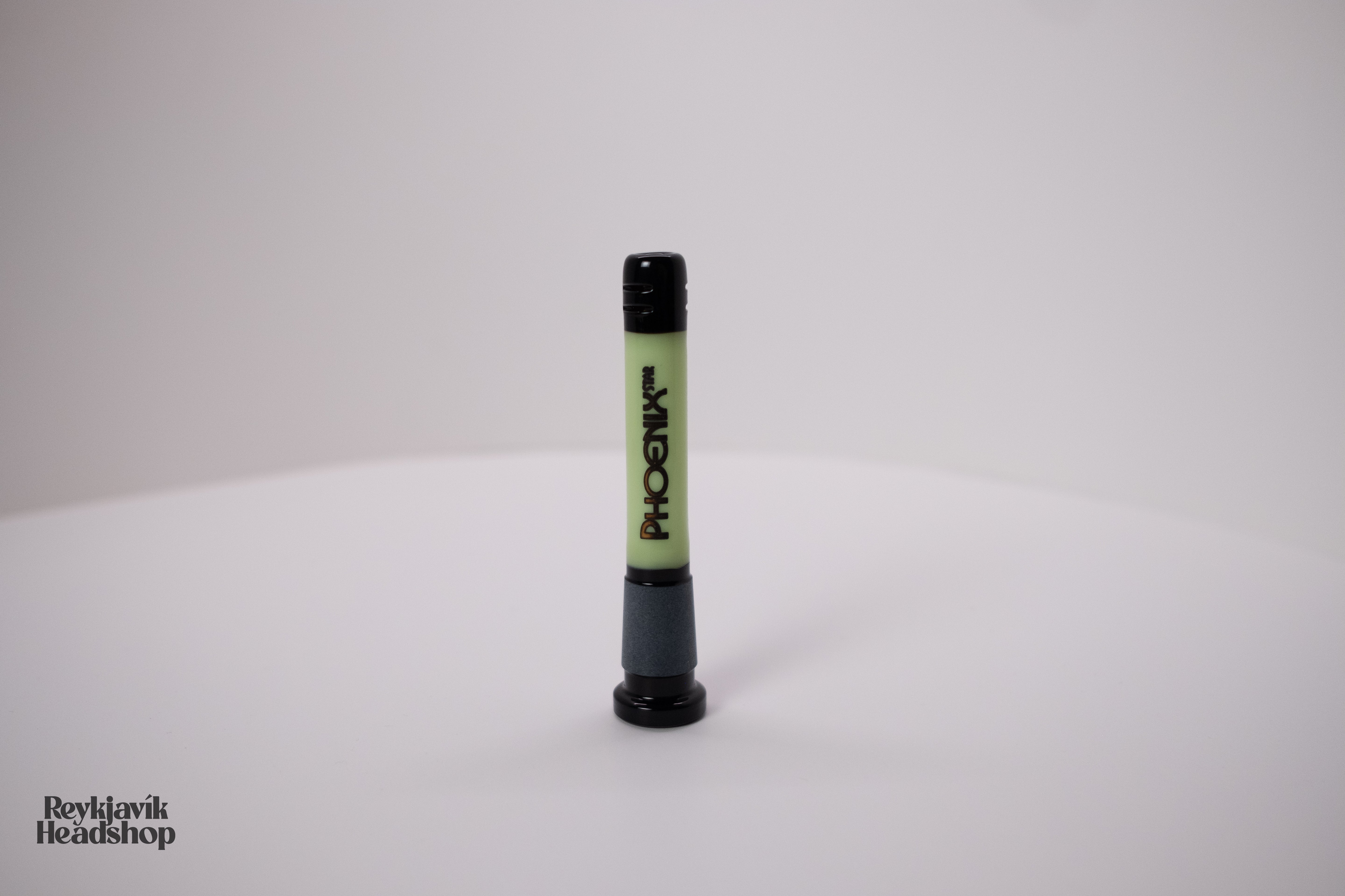 Phoenix fallrör með hliðaropum - Grænn - 14mm