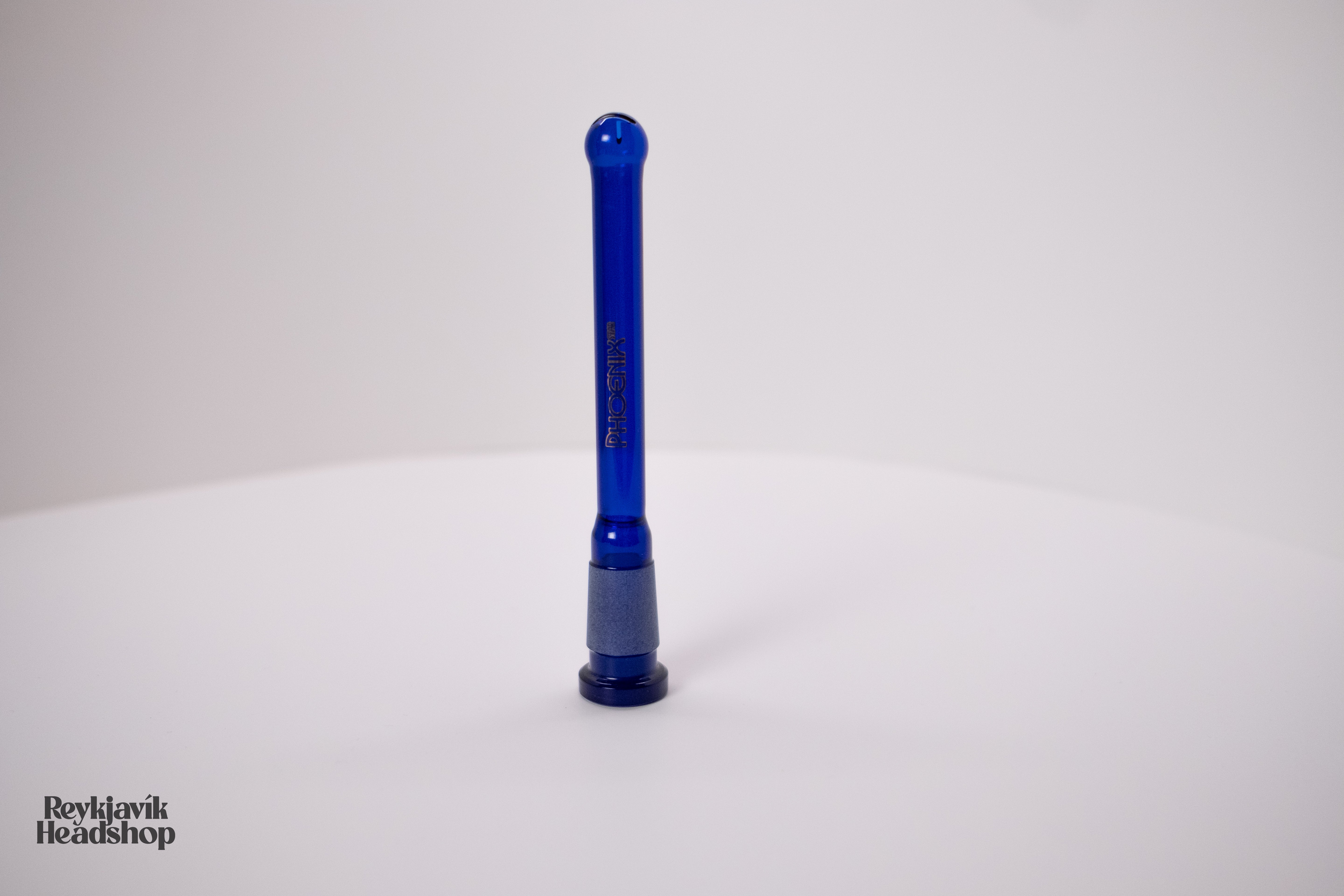 Phoenix fallrör með kúlubotn - Blár - 14mm