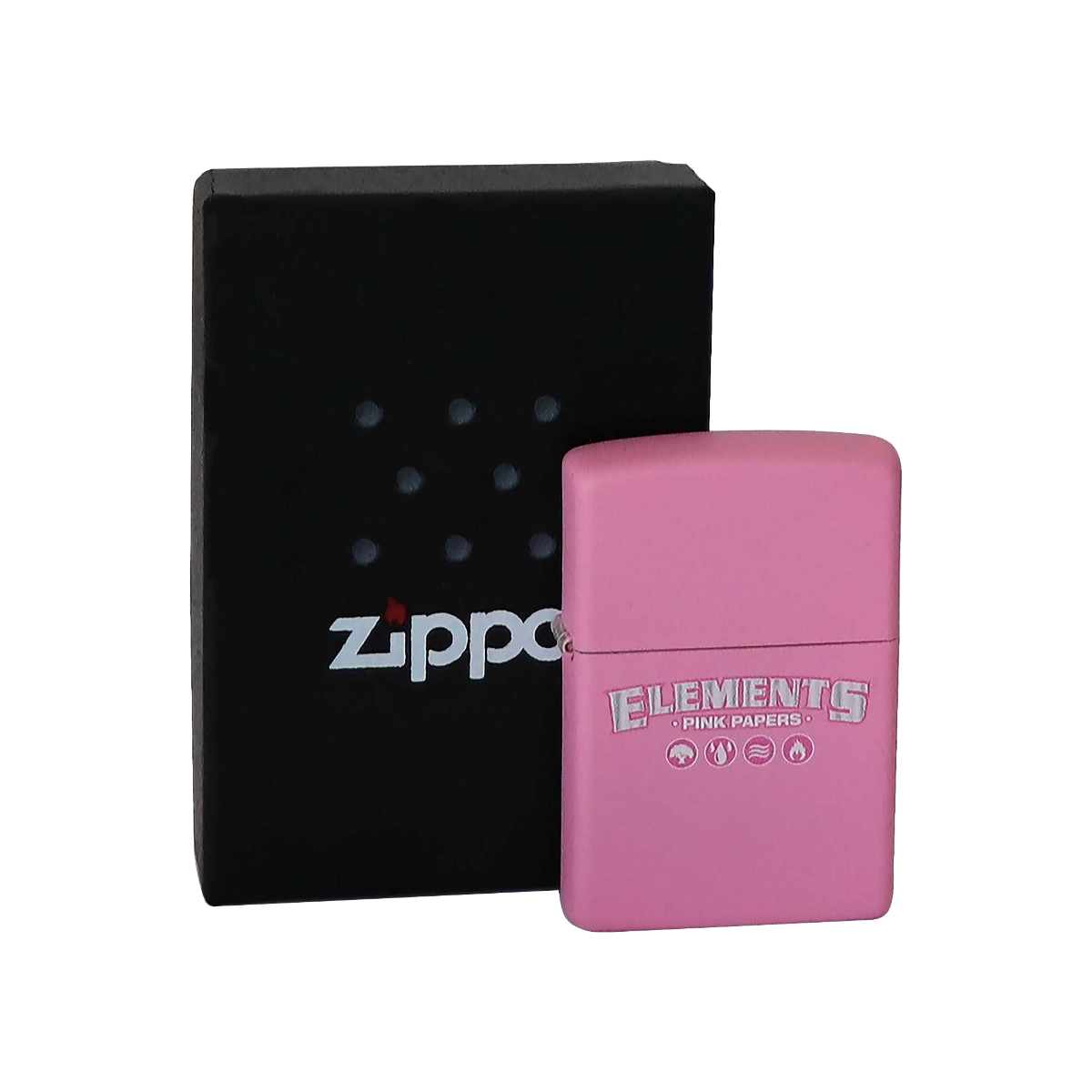 Elements Bleikur Zippo kveikjari