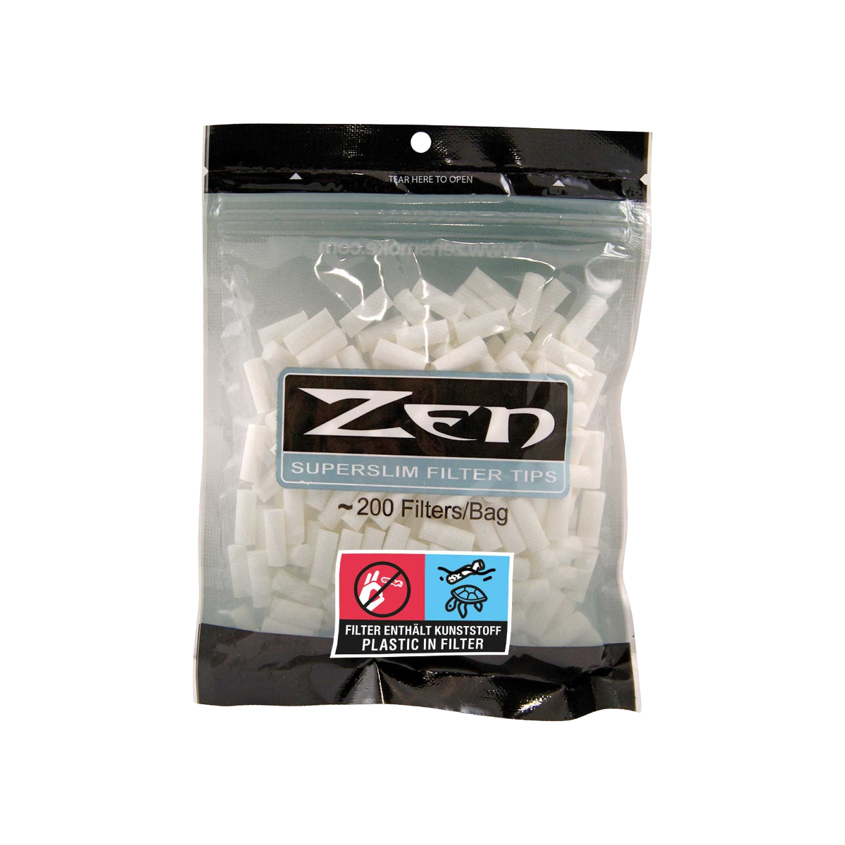 ZEN superslim sígarettu filterar
