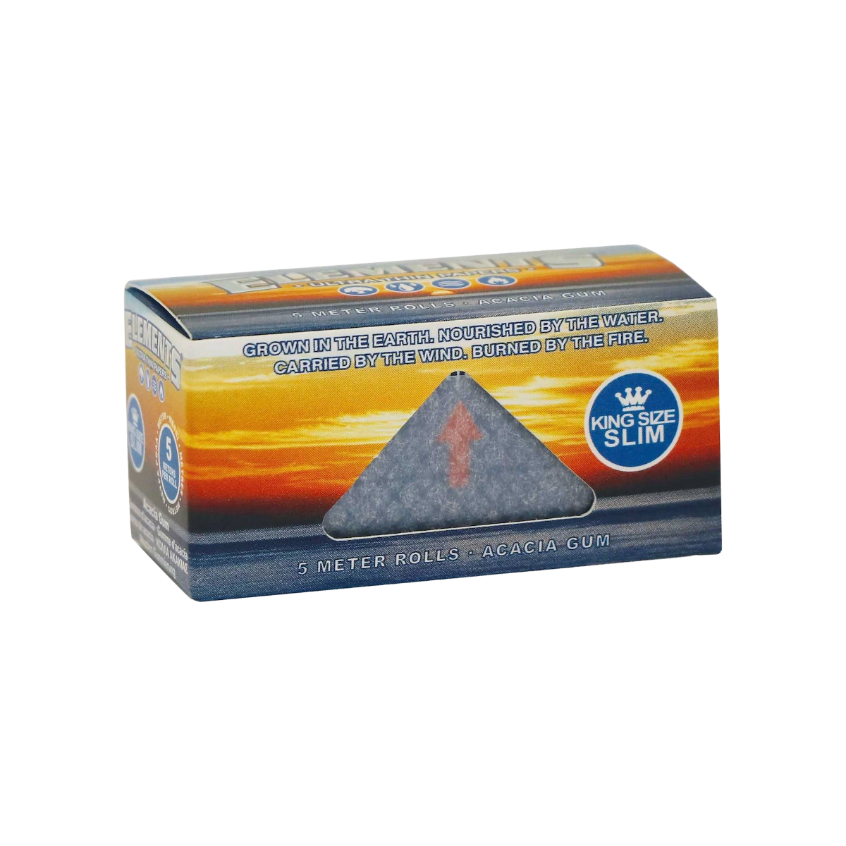 Elements Blár King Size Slim 5M Rúlla