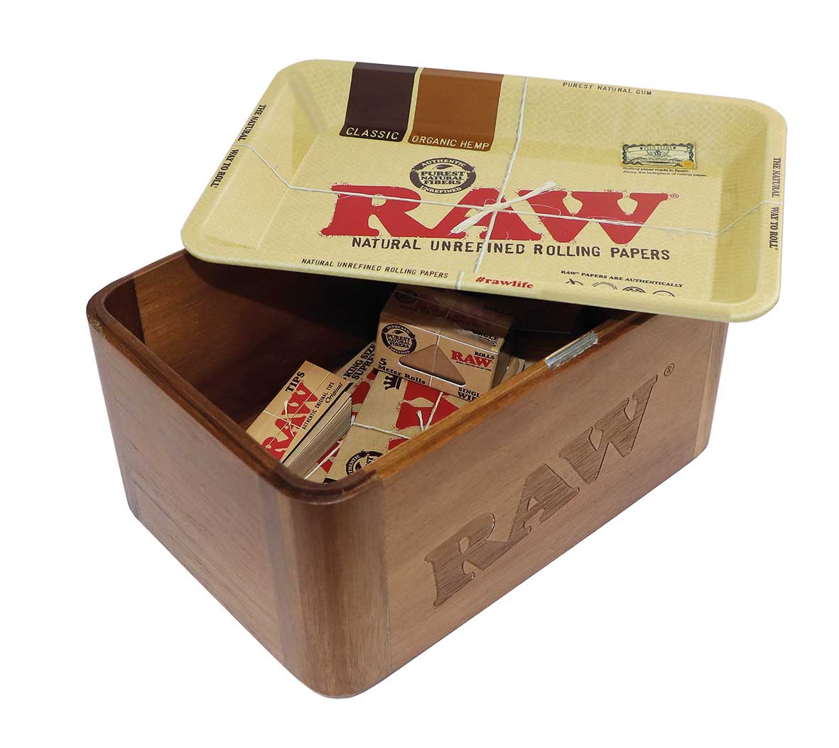 RAW Viðar Kassi m/ bakka