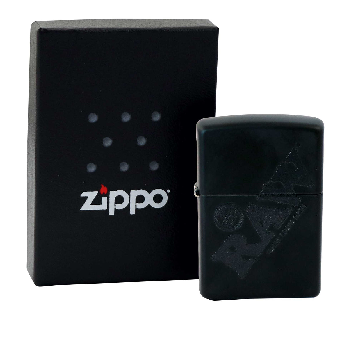 RAW Black Matte Zippo kveikjari