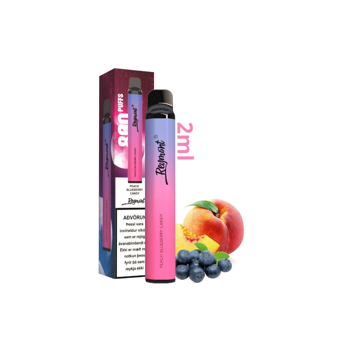 Reymont - Peach Blueberry Candy - 800 Puffs