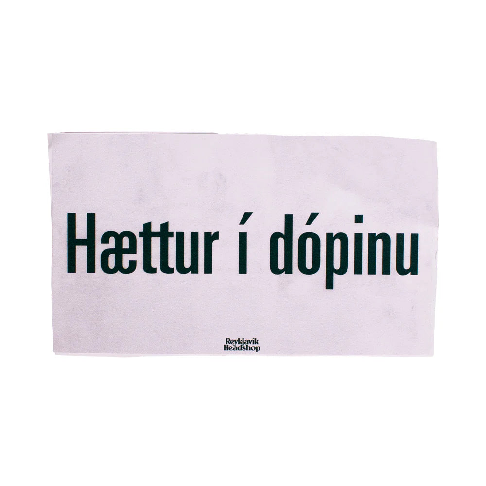 Hættur í dópinu - Límmiði