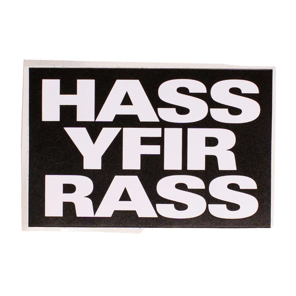 Hass yfir Rass - Límmiði