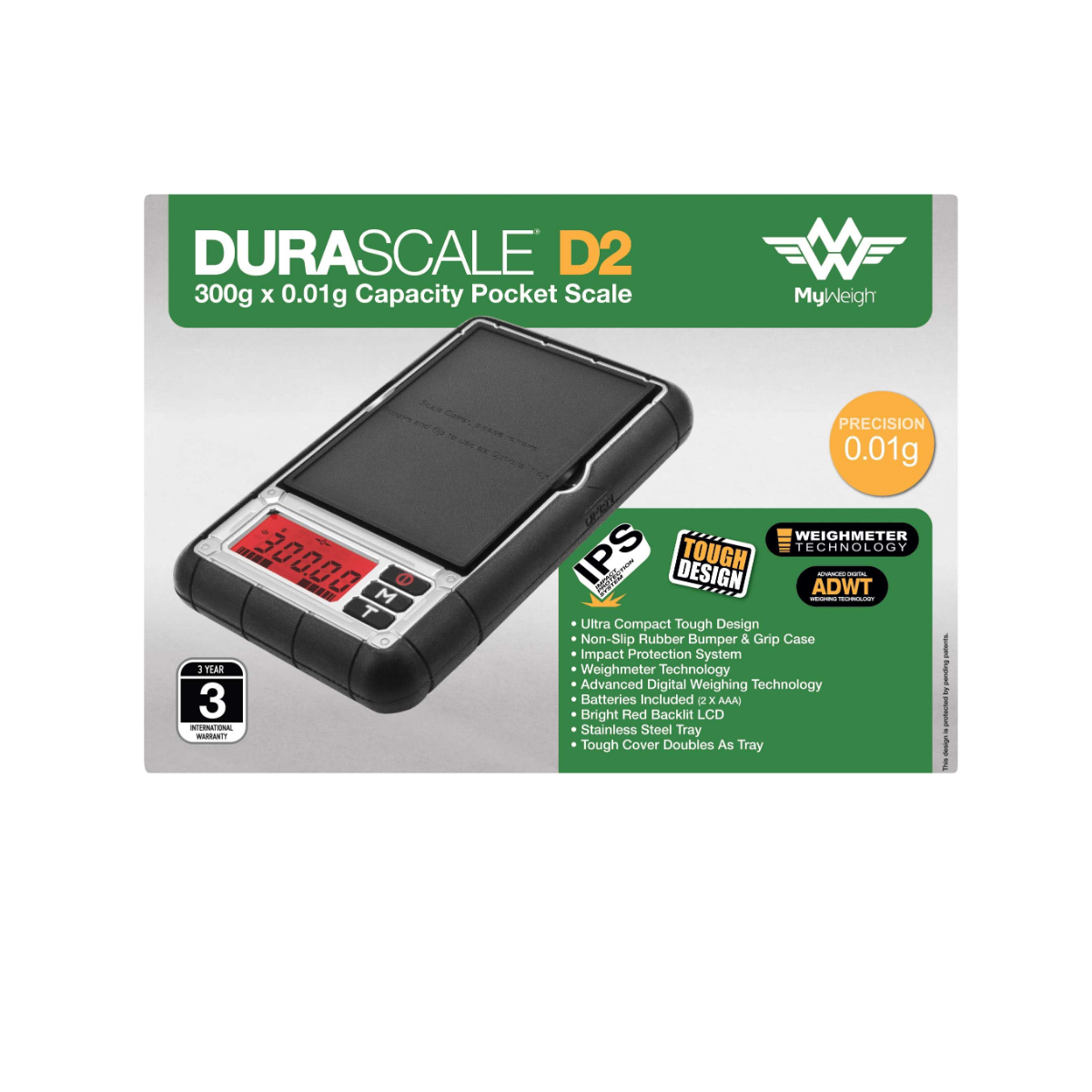 My Weigh Durascale D2 0.01 g - 300.0 g