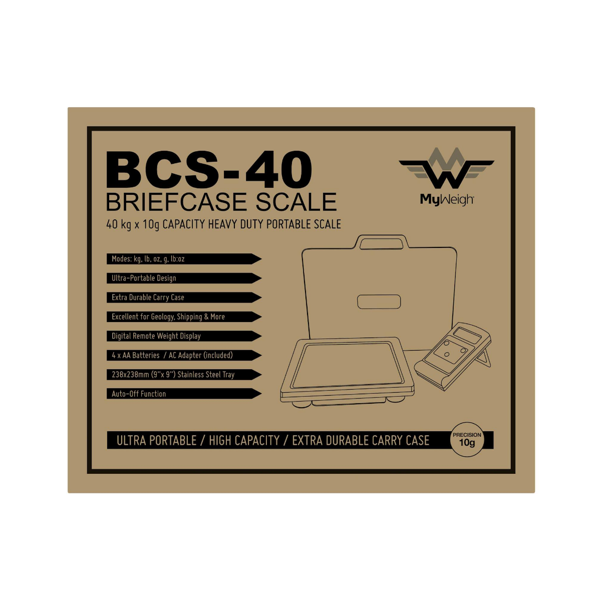 My Weigh BCS 10 g - 40.0 kg