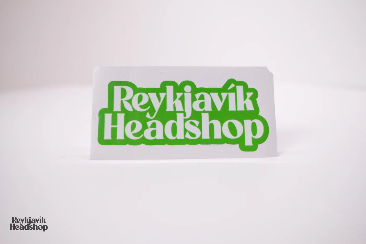 RvkHeadshop Grænn/Hvítur - Límmiði