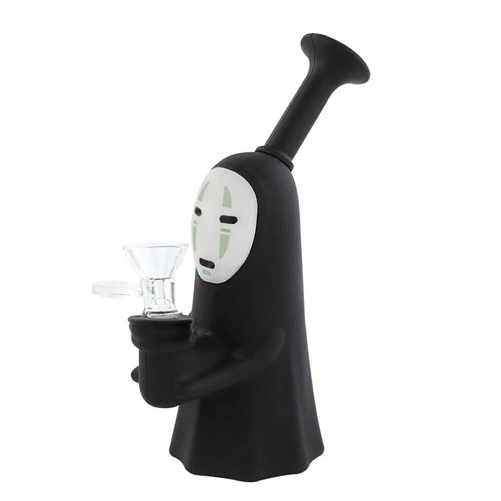 No-face 15 cm silicone bong