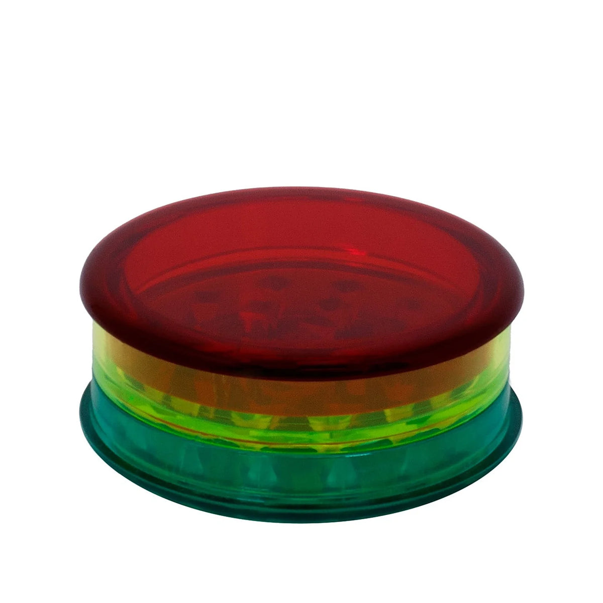 3-Piece Plast Grinder - Rastafari