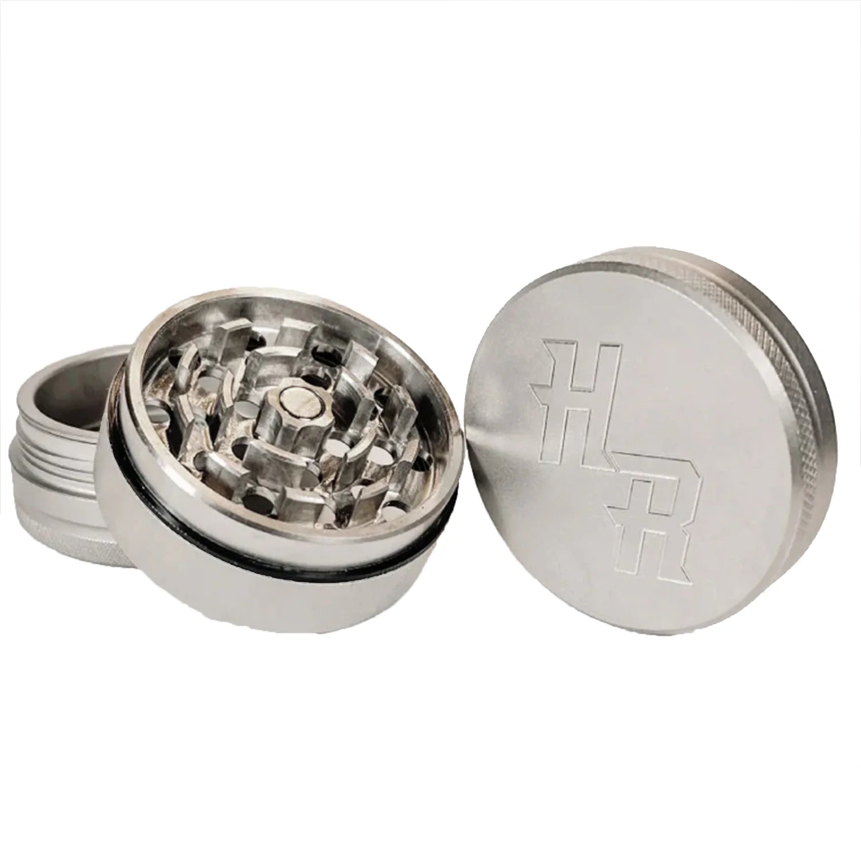 Herb Ripper Standard Stainless Steel Grinder - 3 parta