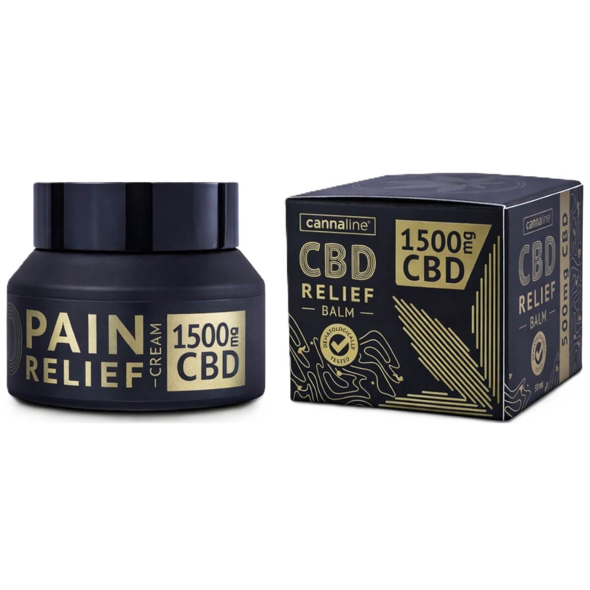 Cannaline Pain Relief Balm með 1500mg CBD (50ml)