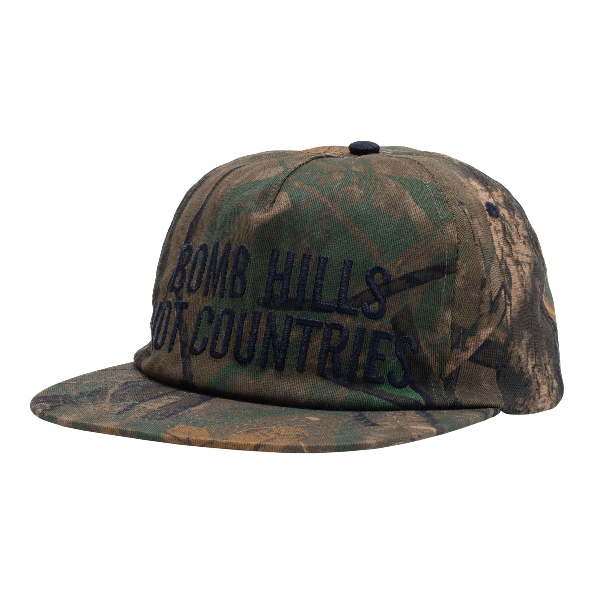 Bomb Hills Hat - Camo - Made In Korea - 5 Panel Polo Snapback