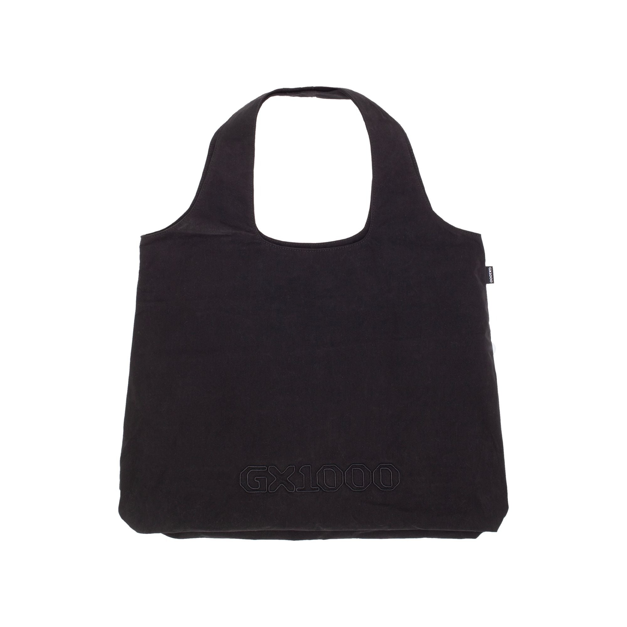 Waxed Tote Bag - Black - 65% Cotton 35% Nylon - Made in China