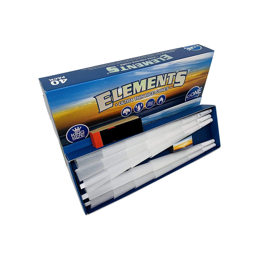 Elements Blár Cones King Size 40 pack