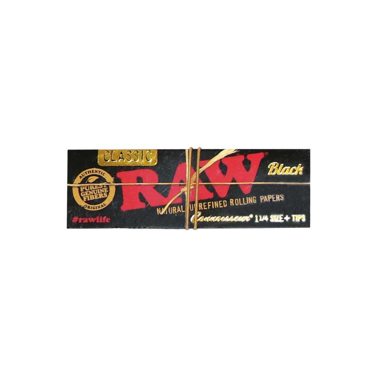 RAW Black 1 ¼ Size + Tips