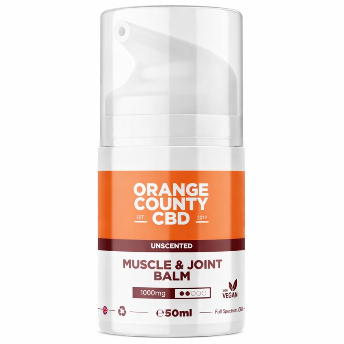 Orange County CBD Muscle and Joint Balm - 1000mg (50ml)