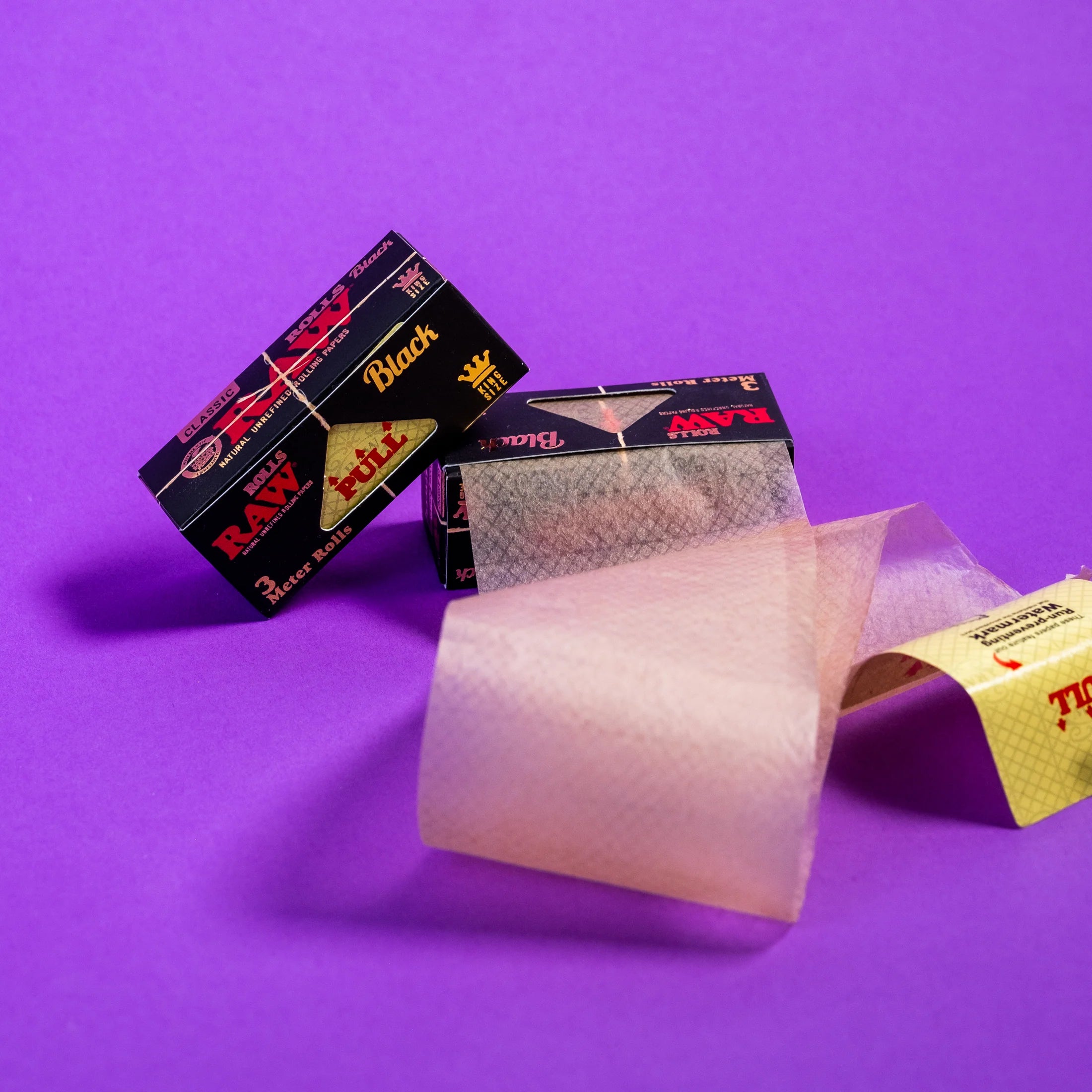 RAW Black King Size 3M Rúlla