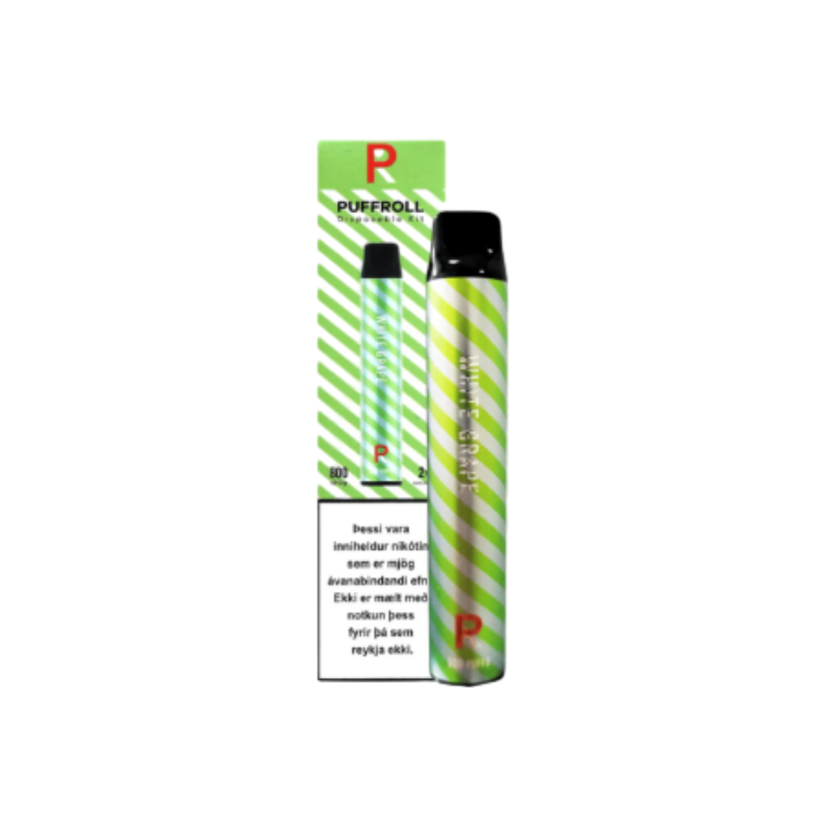 Puffroll - White Grape - 800 Puffs