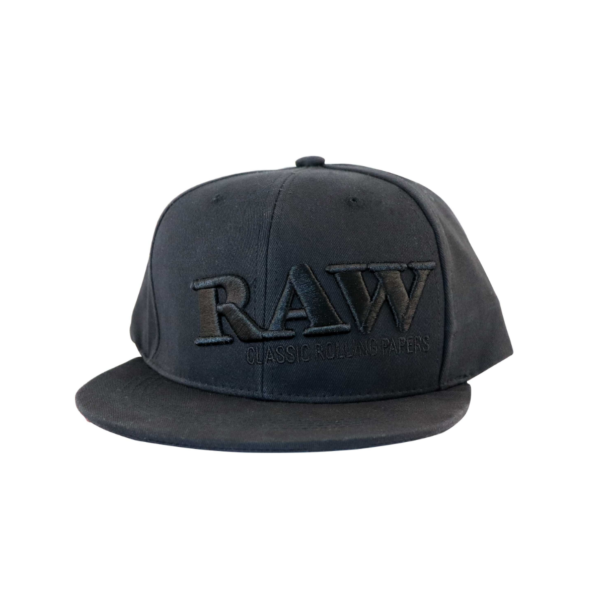 RAW Matte Black Snapback Derhúfa
