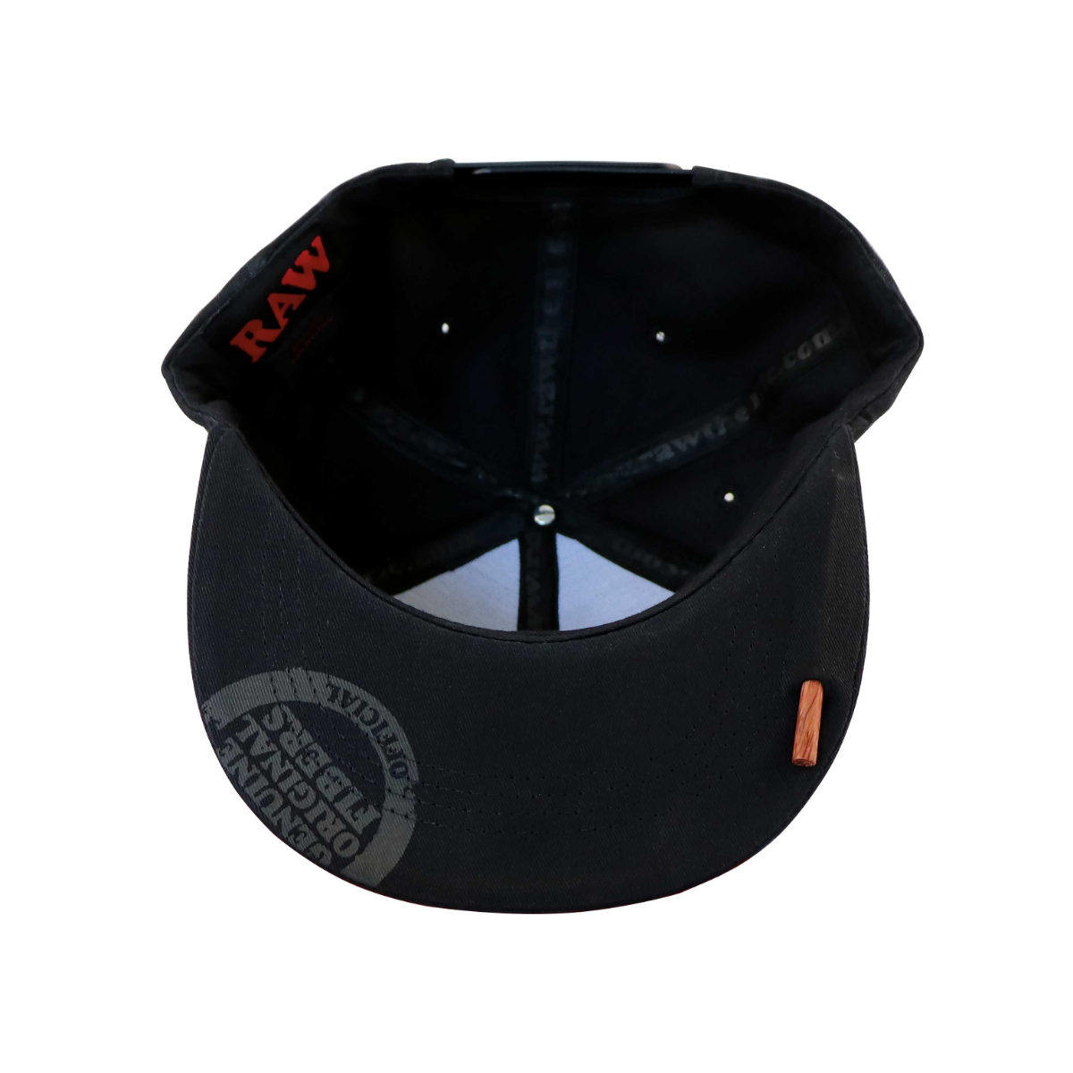 RAW Matte Black Snapback Derhúfa