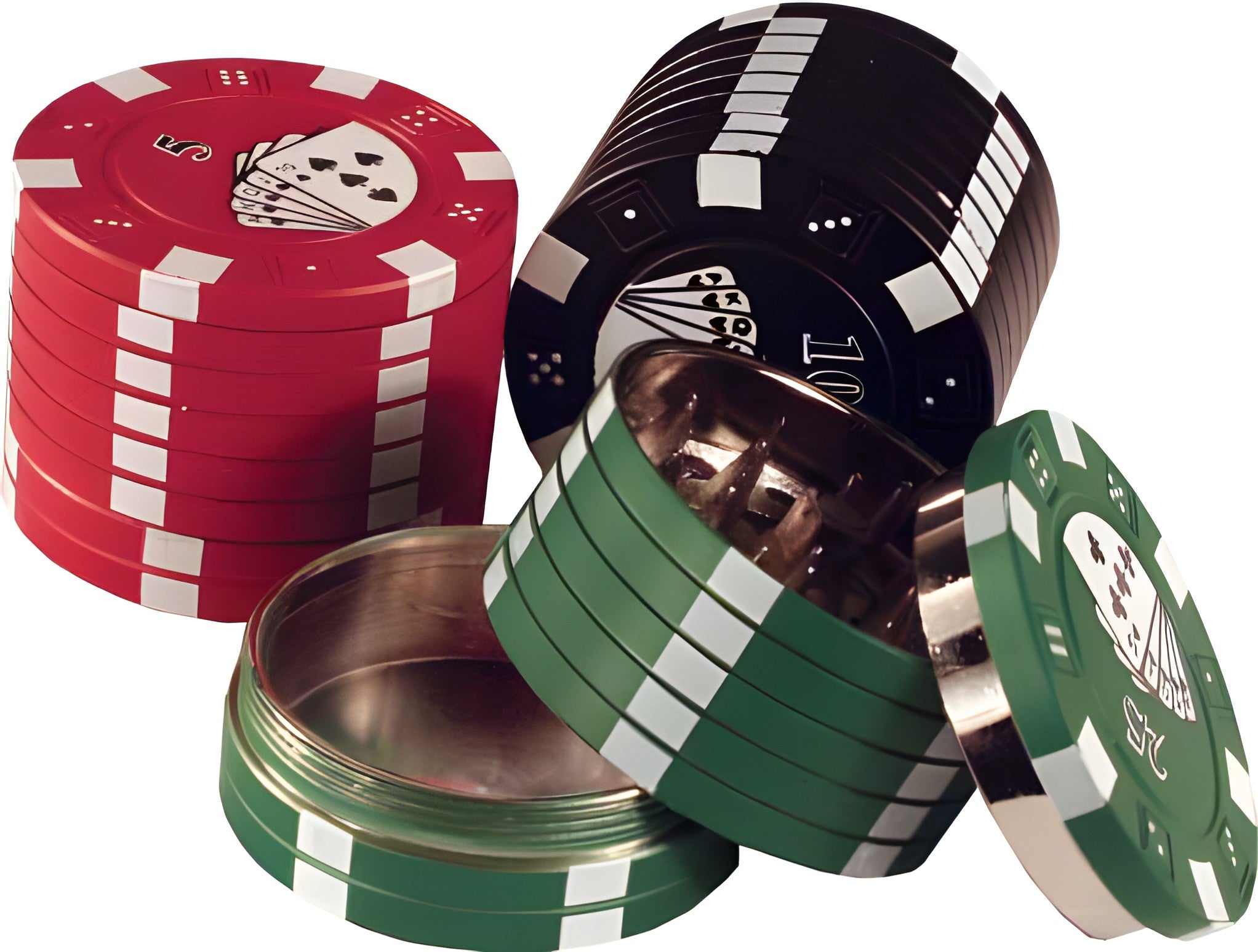 3-Parta Pokerchip ál grinder