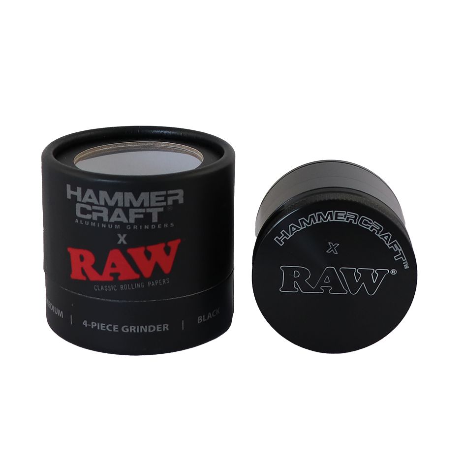 Hammercraft x RAW 4-piece grinders