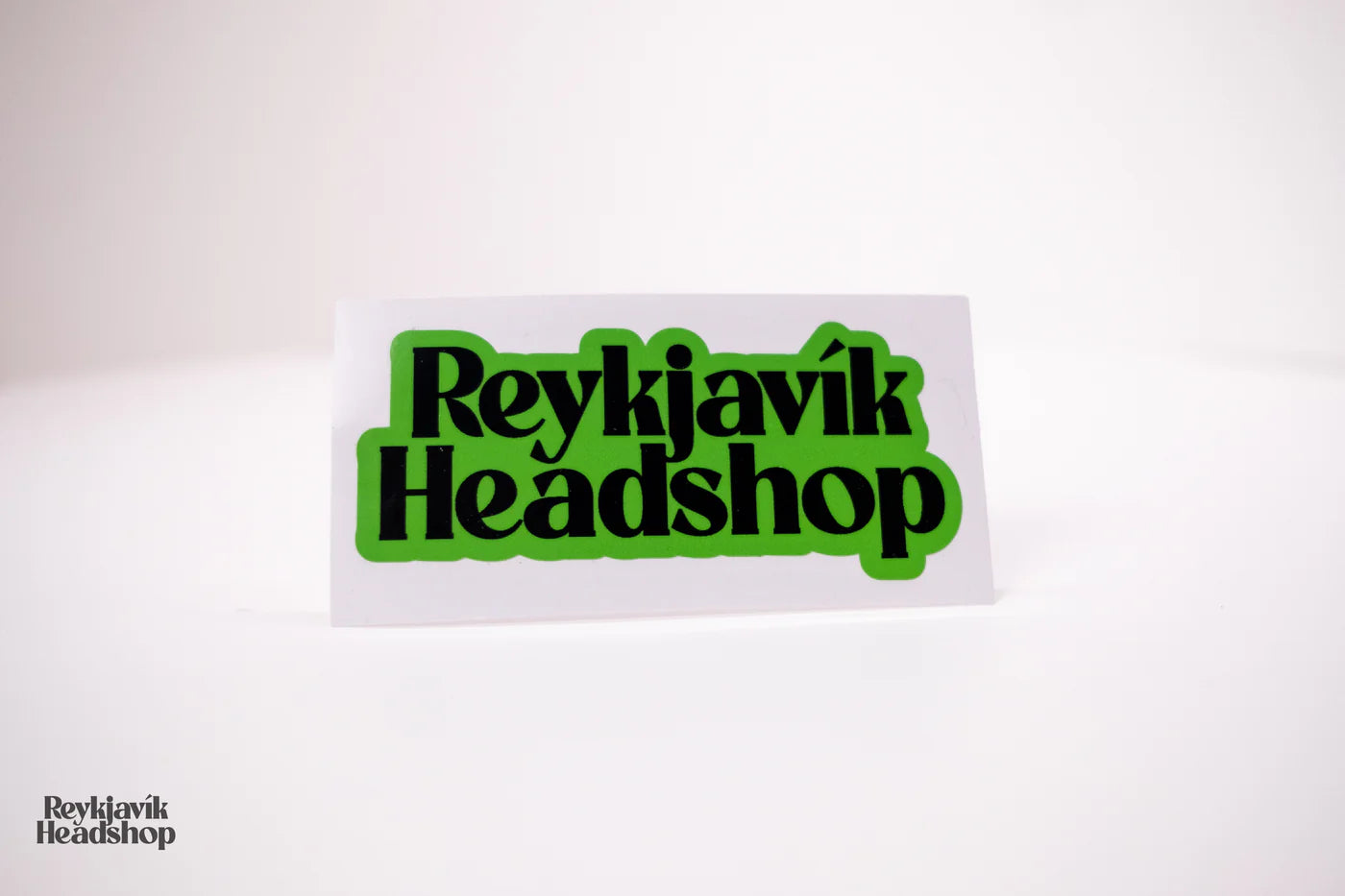RvkHeadshop Grænn/Svartur - Límmiði