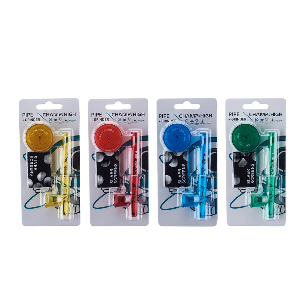 Champ High Gler Pípa + Grinder